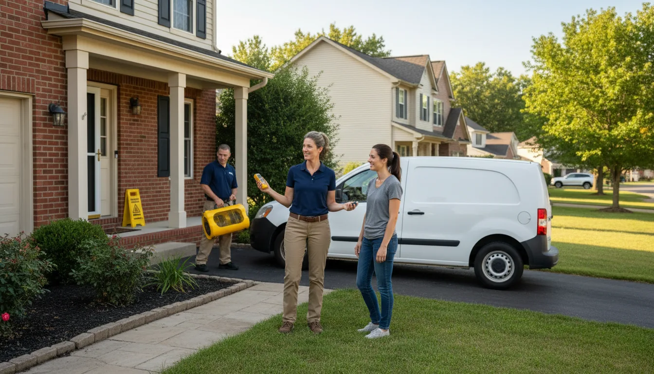 Water restoration image for Water Damage & Restoration Services in Langley, AR